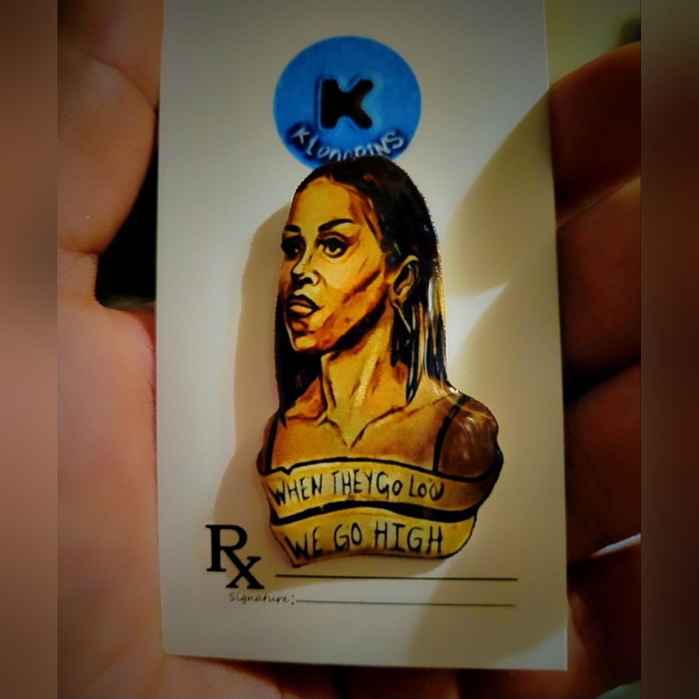 Michelle Obama Tribute Pin